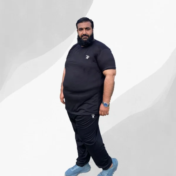 Premium Summer Oversized Track Suit for Man Black