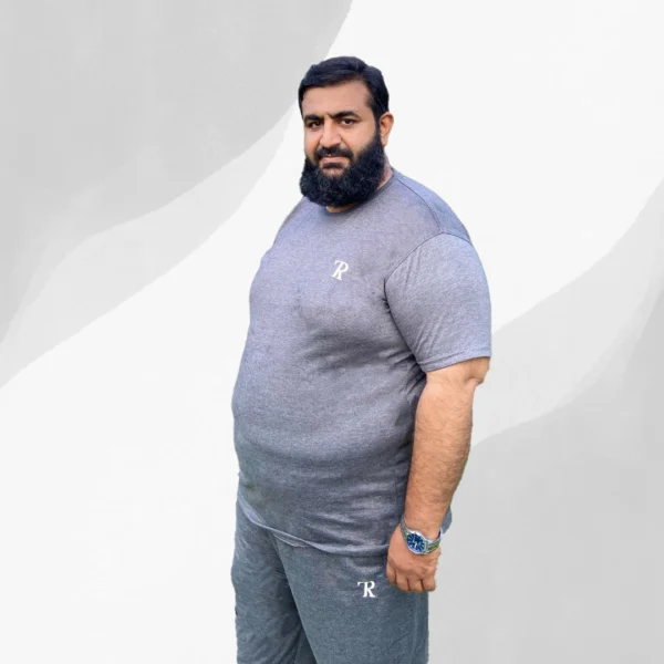 Premium Summer Track Suit for Men Grey