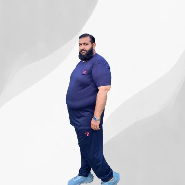 4 Premium Summer Track Suit for Men Blue