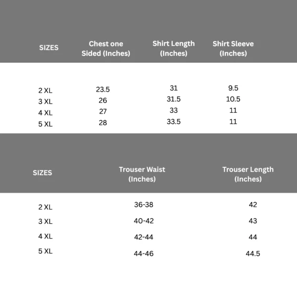 Size Chart (2XL-5XL) Size-Chart
