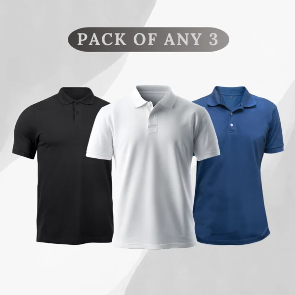 Make your Own Pack of 3 Polo Shirts