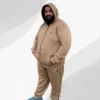 5 Premium Cotton Fleece Winter Tracksuit for Men (Khaki)