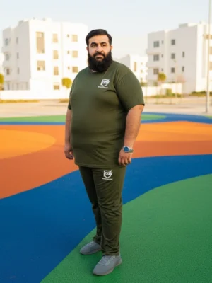 Premium Summer Track Suit for Men (Green)